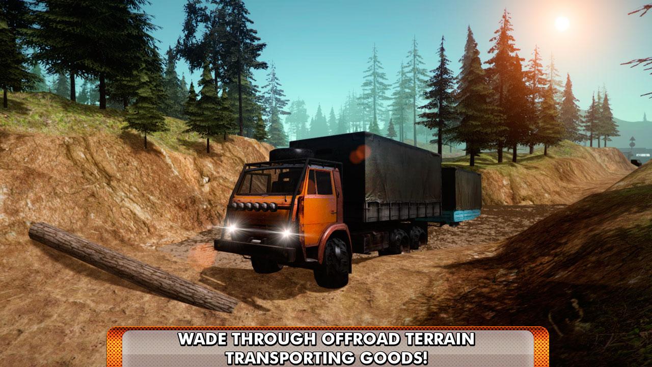 Android application Offroad Truck Simulator 3D screenshort