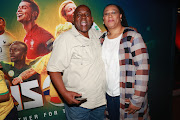 Soccer commentator Mthuthuzeli Scott and football analyst Gloria Brown