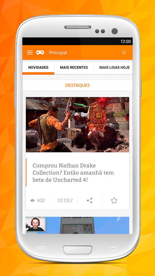 Android application TecMundo Games screenshort
