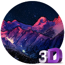 ダウンロード 3D Mountain Galaxy Lock Theme をインストールする 最新 APK ダウンローダ