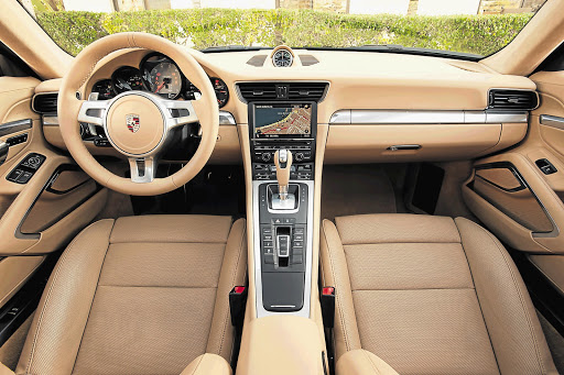 The interior, complete with satellite navigation is focussed on the needs of the driver