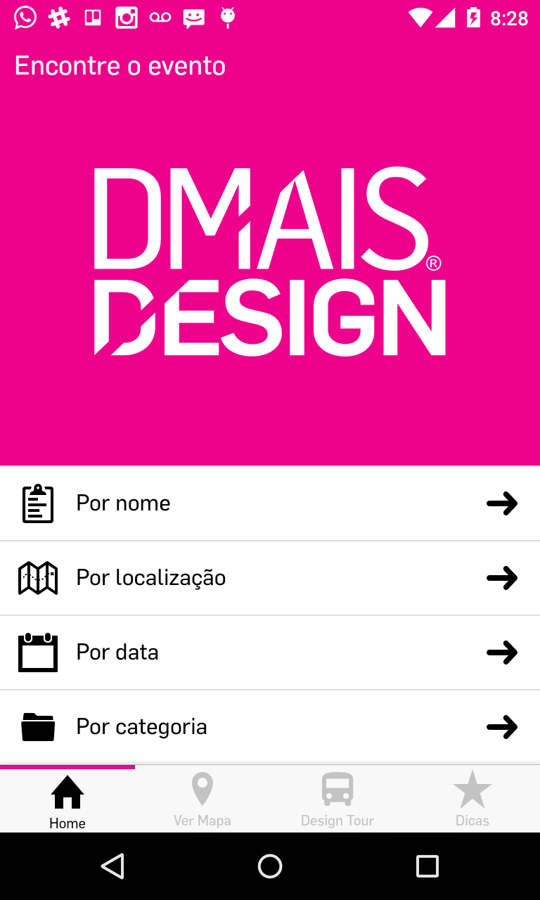 Android application DMAIS DESIGN screenshort