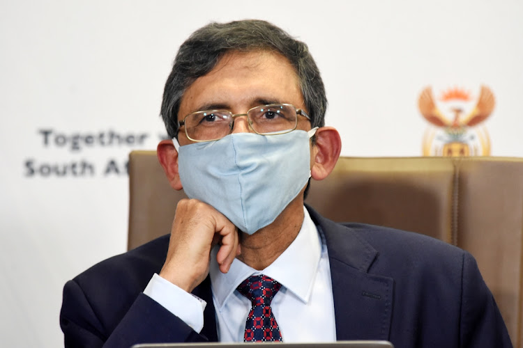 Trade and industry minister Ebrahim Patel has tested positive for Covid-19. File photo.