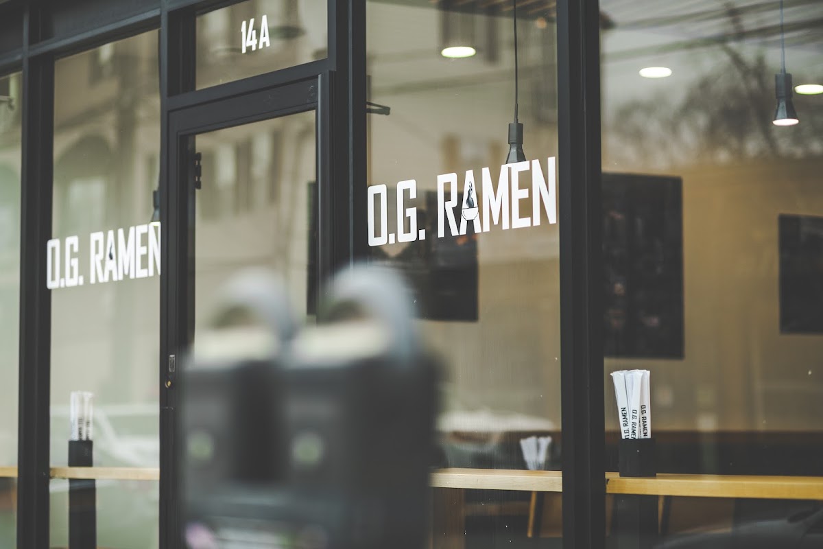 O.G. RAMEN gluten-free menu