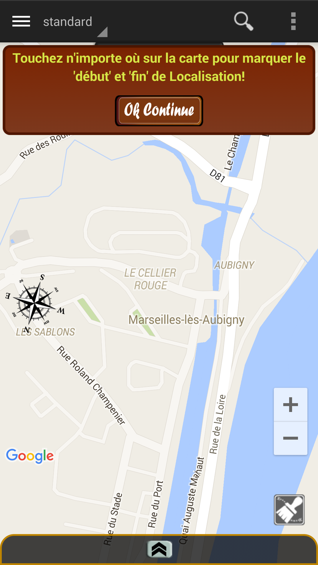 Android application Driving Route Finder™ - Find GPS Location & Routes screenshort