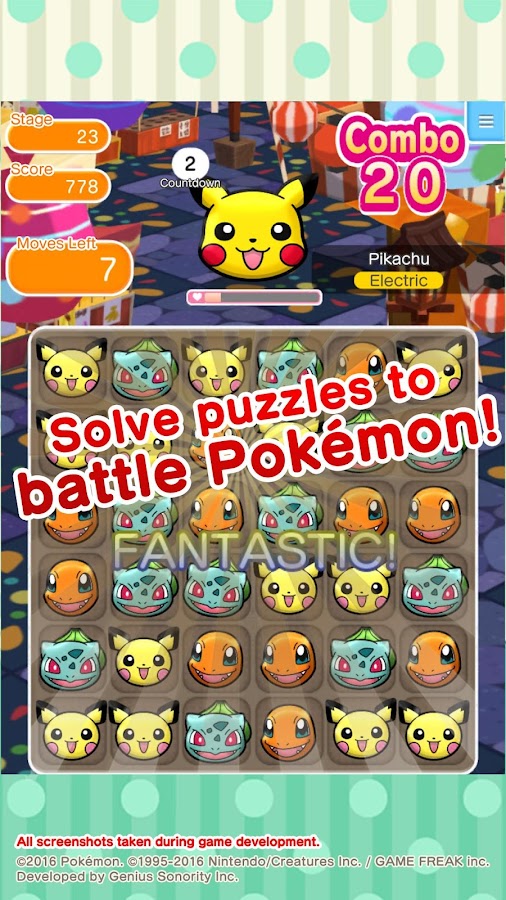    Pokémon Shuffle Mobile- screenshot  