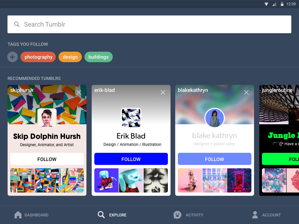    Tumblr- screenshot  