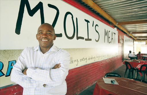 Mzoli Ngcawuzele, owner of one of Cape Town’s most popular hang- outs in Gugulethu. Photo: RUVAN BOSHOFF