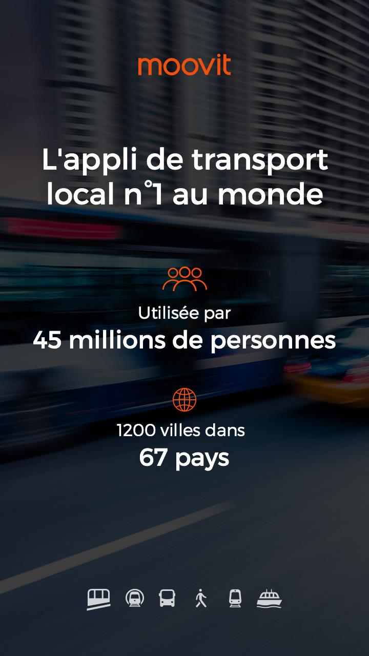 Android application Moovit: Bus & Train Schedules screenshort