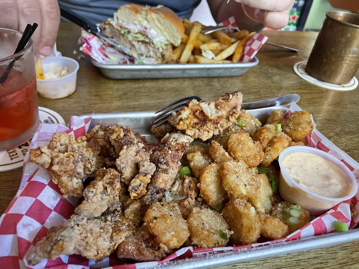 Gf chicken strips and tots