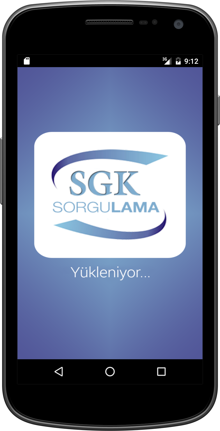 Android application SSK Sorgulama Servisi screenshort