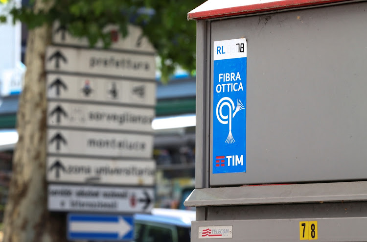 A Telecom Italia's control unit for fibre optics in Perugia, Italy.