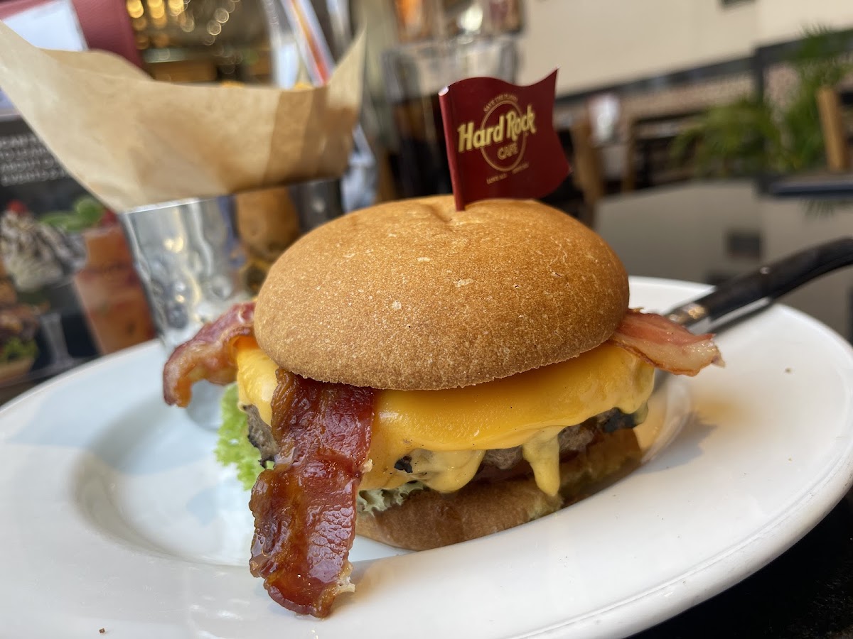 Gluten-Free Burgers at Hard Rock Cafe