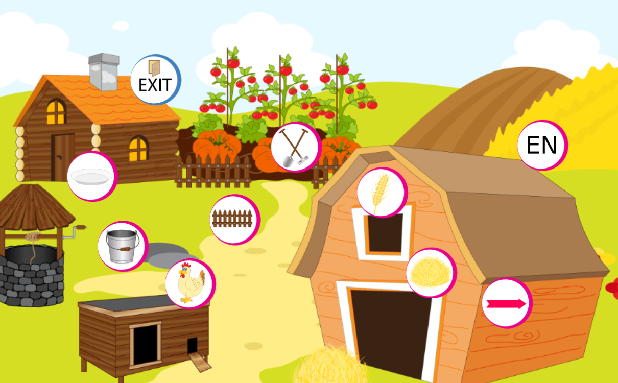 Android application Animals Farm For Kids screenshort