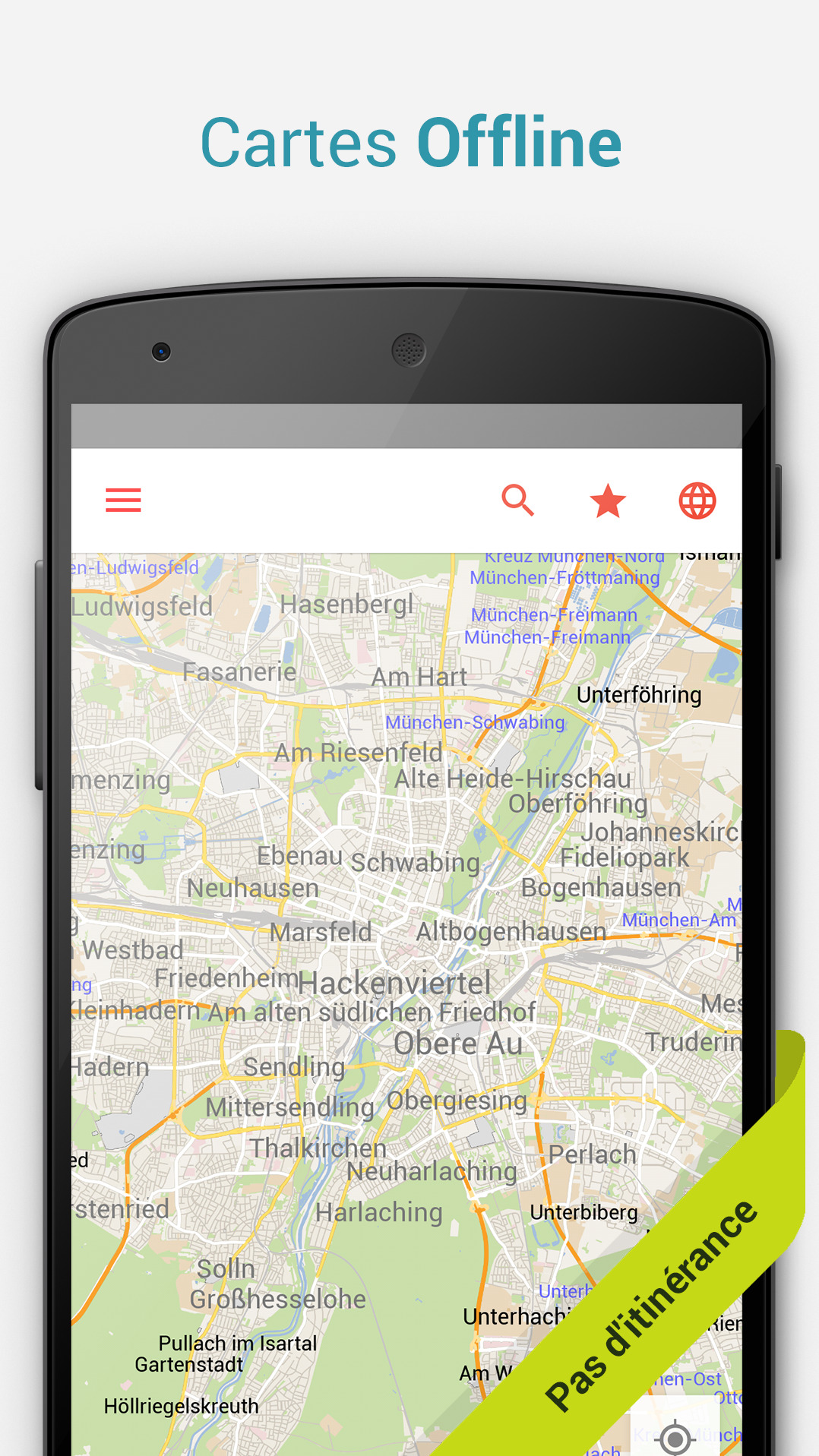 Android application Munich Offline City Map screenshort