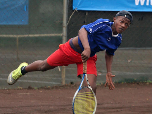 Albert Njogu during a kenya open tournament