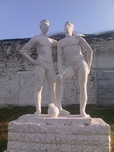 Статуя Футболисты