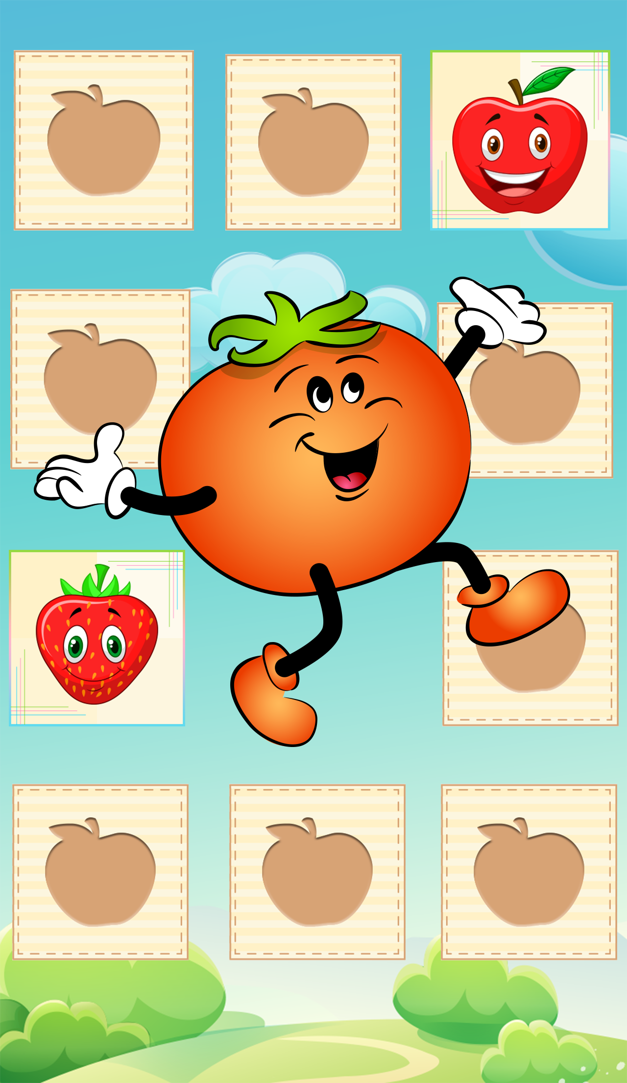 Android application Fruits Memory screenshort