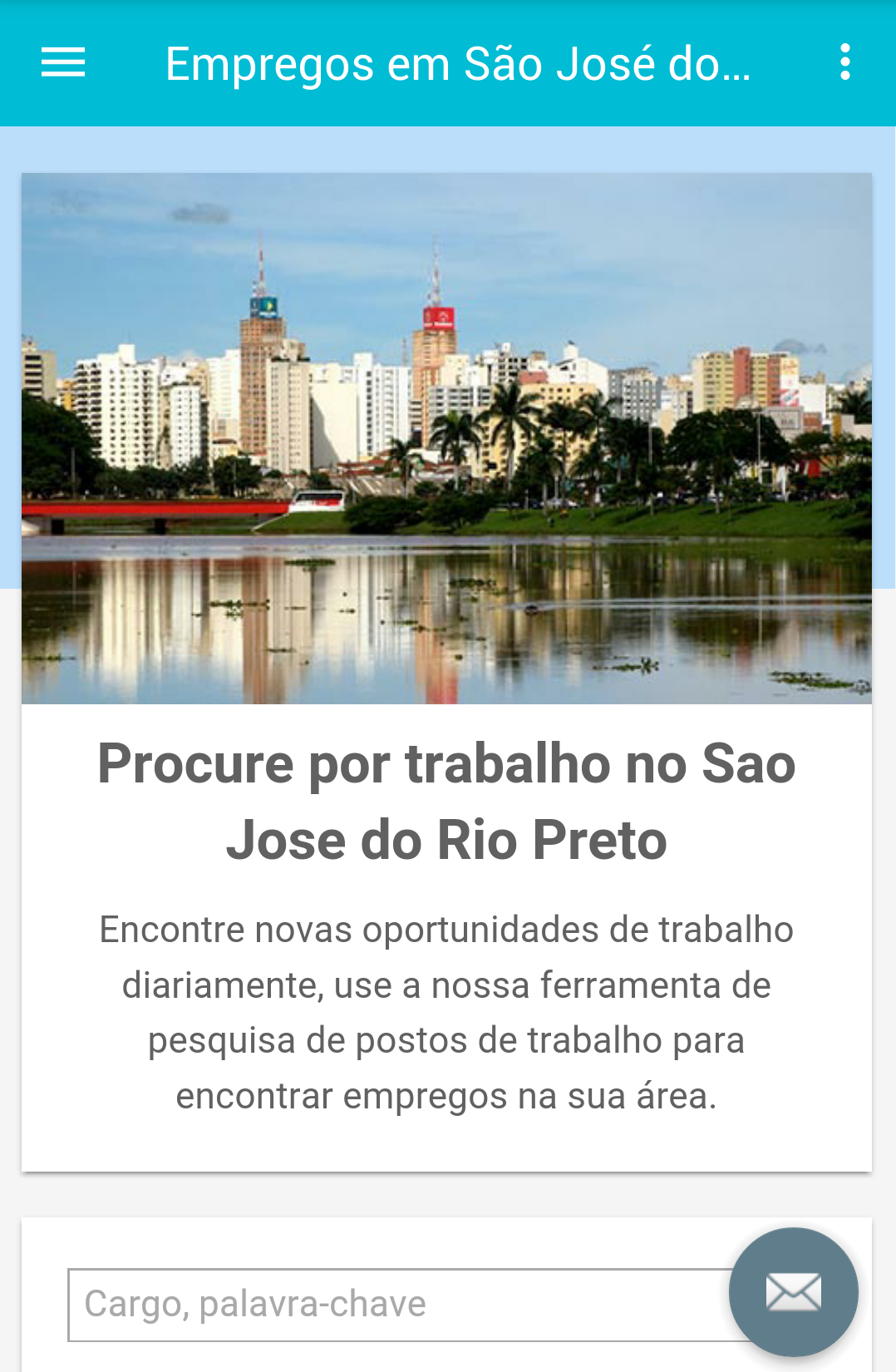 Android application Empregos São José do Rio Preto screenshort