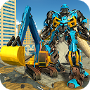 ダウンロード Excavator Crane Robot Transformation City をインストールする 最新 APK ダウンローダ