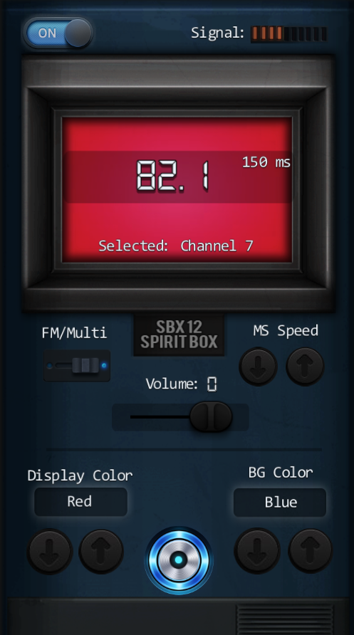 Android application SBX 12 Spirit Box PRO screenshort