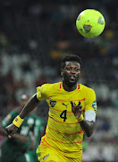 Togo captain and Tottenham Hosspurt striker Emmanuel Adebayor will be key to the Togolese mission of qualifying for the 2015 African Cup on Nations in Morocco. File photo