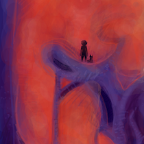abstract cave doodle idk