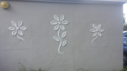Flower wall art