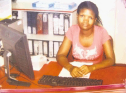 NABBED: Ntokozo Mathebula, who allegedly fleeced her friends of cash after promising she would help get them jobs at Transnet. 22/02/09. © UNknown.