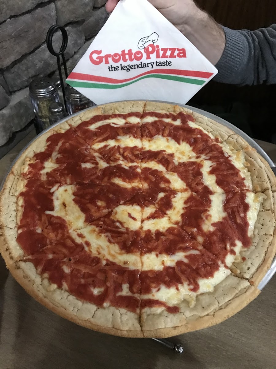 Gluten-Free Pizza at Grotto Pizza