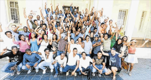 JUBILANT: The University of Fort Hare’s accountancy department celebrates its 89.1% pass rate for the latest South African Institute of Chartered Accountants (SIACA) board exams. Picture: SUPPLIED