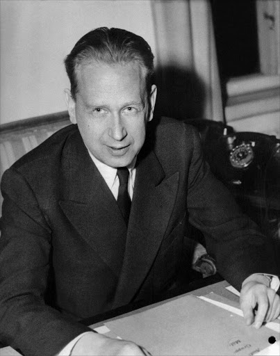 Swedish Secretary-General of the United Nations Dag Hammarskjold.