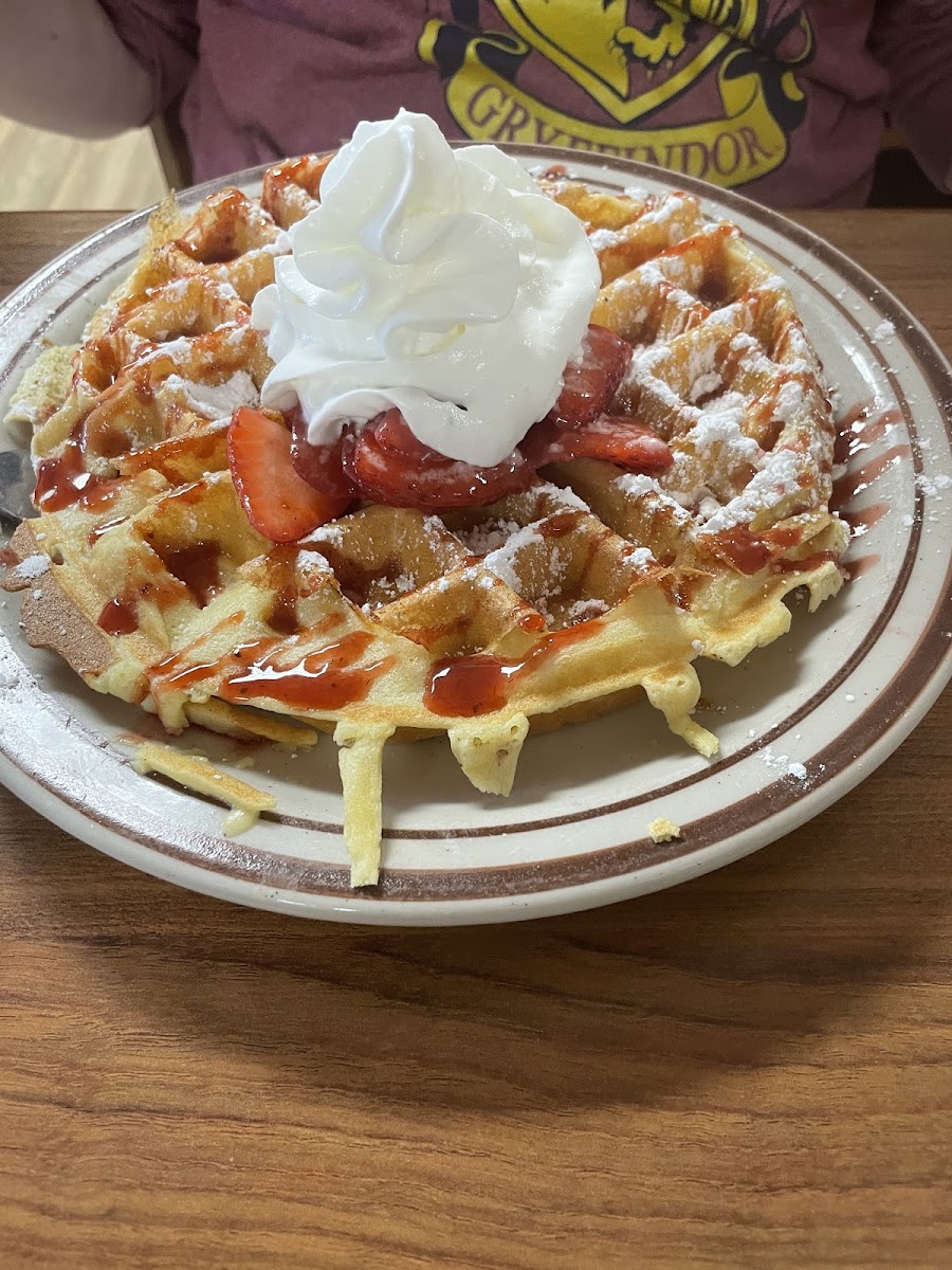 Gluten-Free Waffles at Smoky’s Pancake Cabin