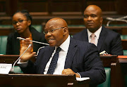 Former SABC chairman, Ben Ngubane, answers questions in parliament on Friday. Pictures: Esa Alexander