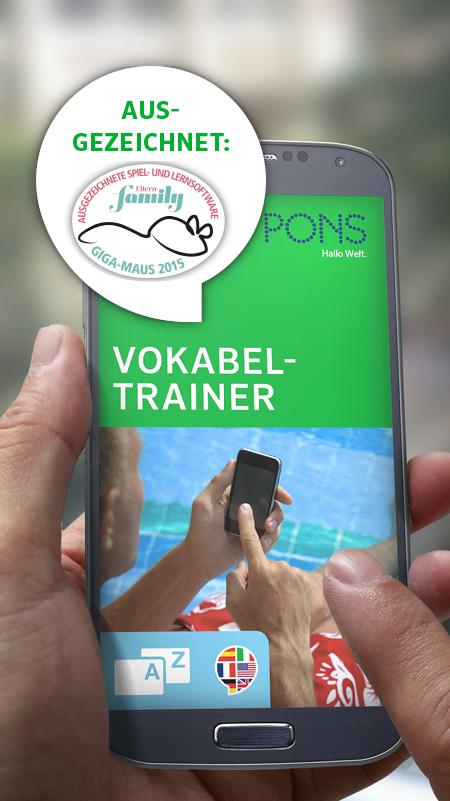 Android application PONS Vocabulary Trainer screenshort