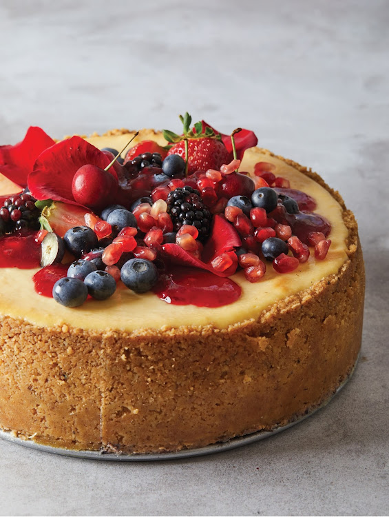 Baked cheesecake.
