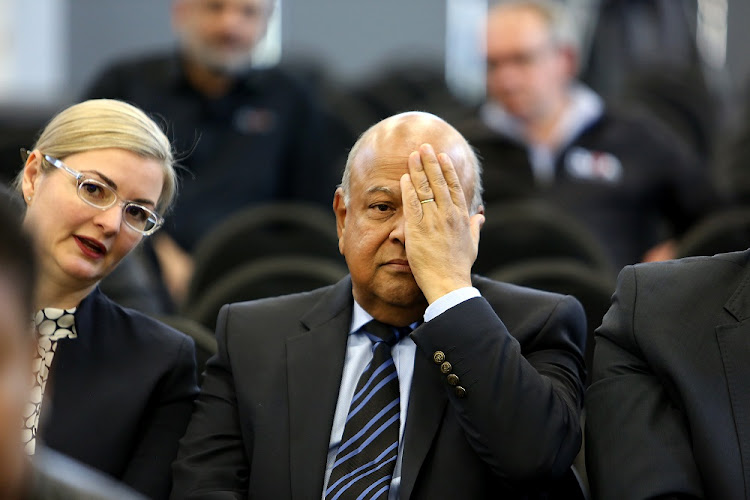 Public Enterprise Minister Pravin Gordhan at the State Capture Inquiry as former deputy minister of finance Mcebisi Jonas is expected to give evidence.