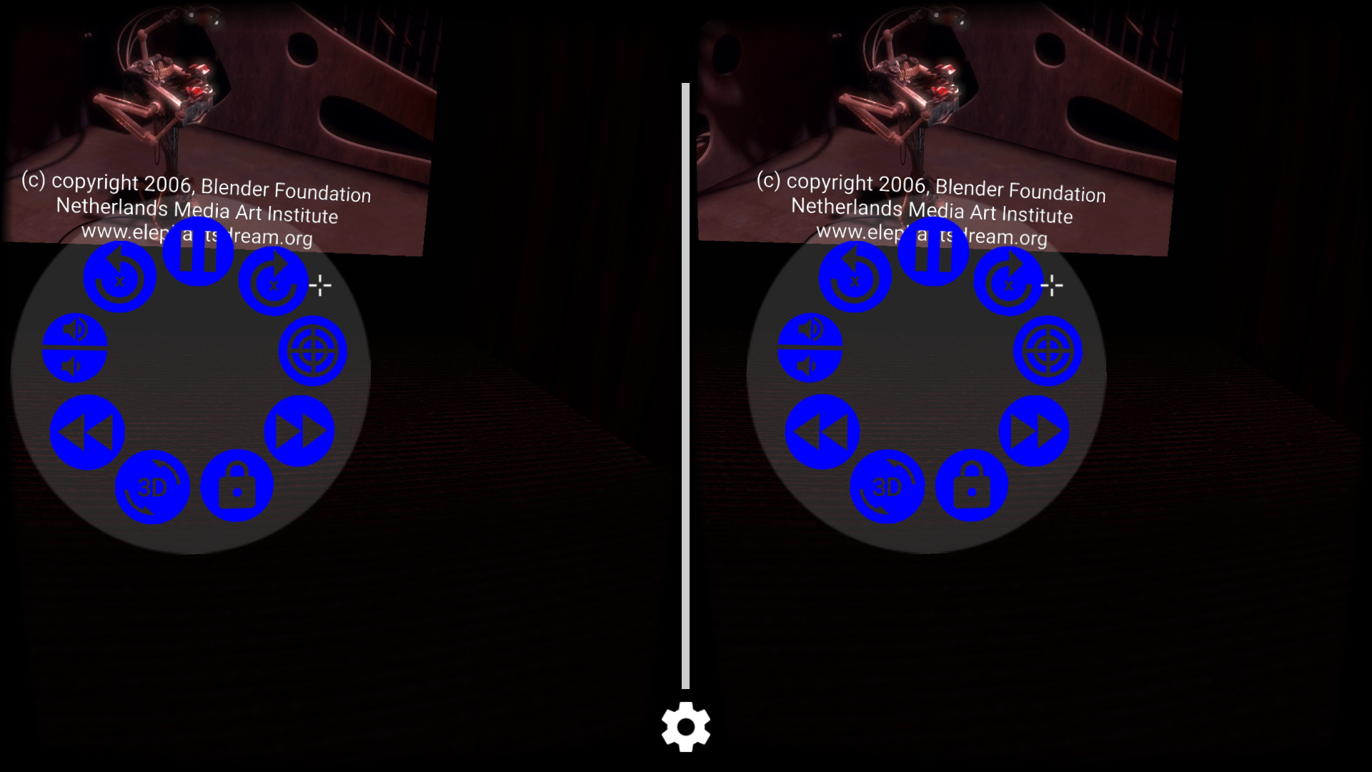 Android application VR Theater for Cardboard screenshort