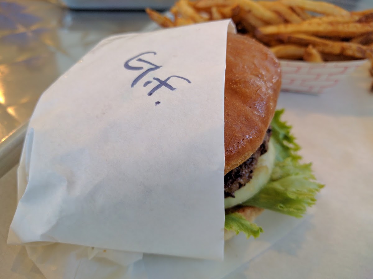 Gluten-Free Burgers at The Stand Arcadia Burger Shoppe