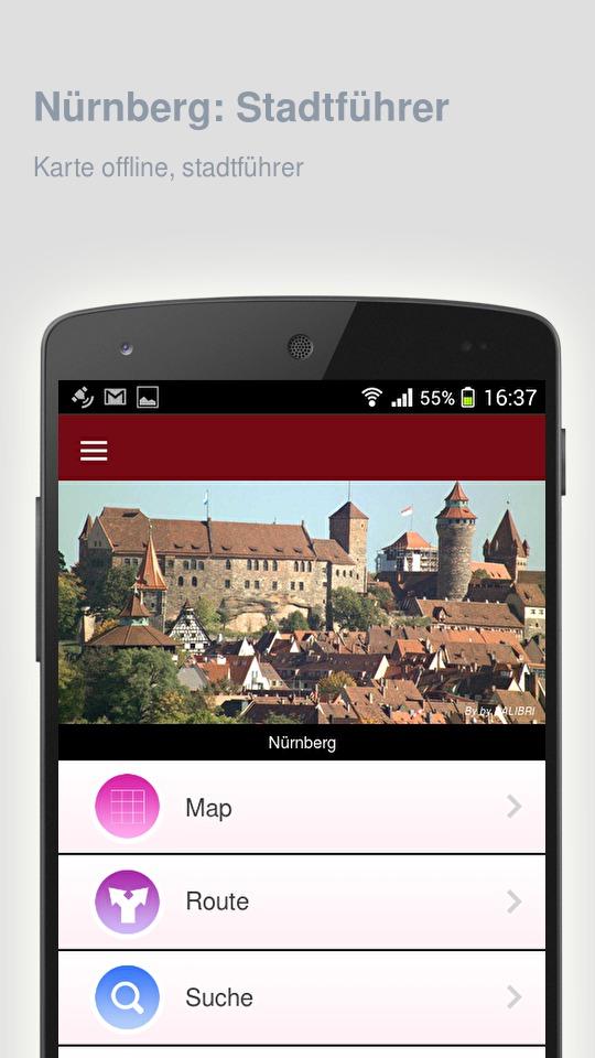 Android application Nuremberg: Travel guide screenshort