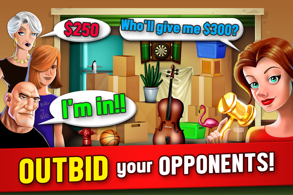 Android application Bid Wars - Auction Simulator screenshort