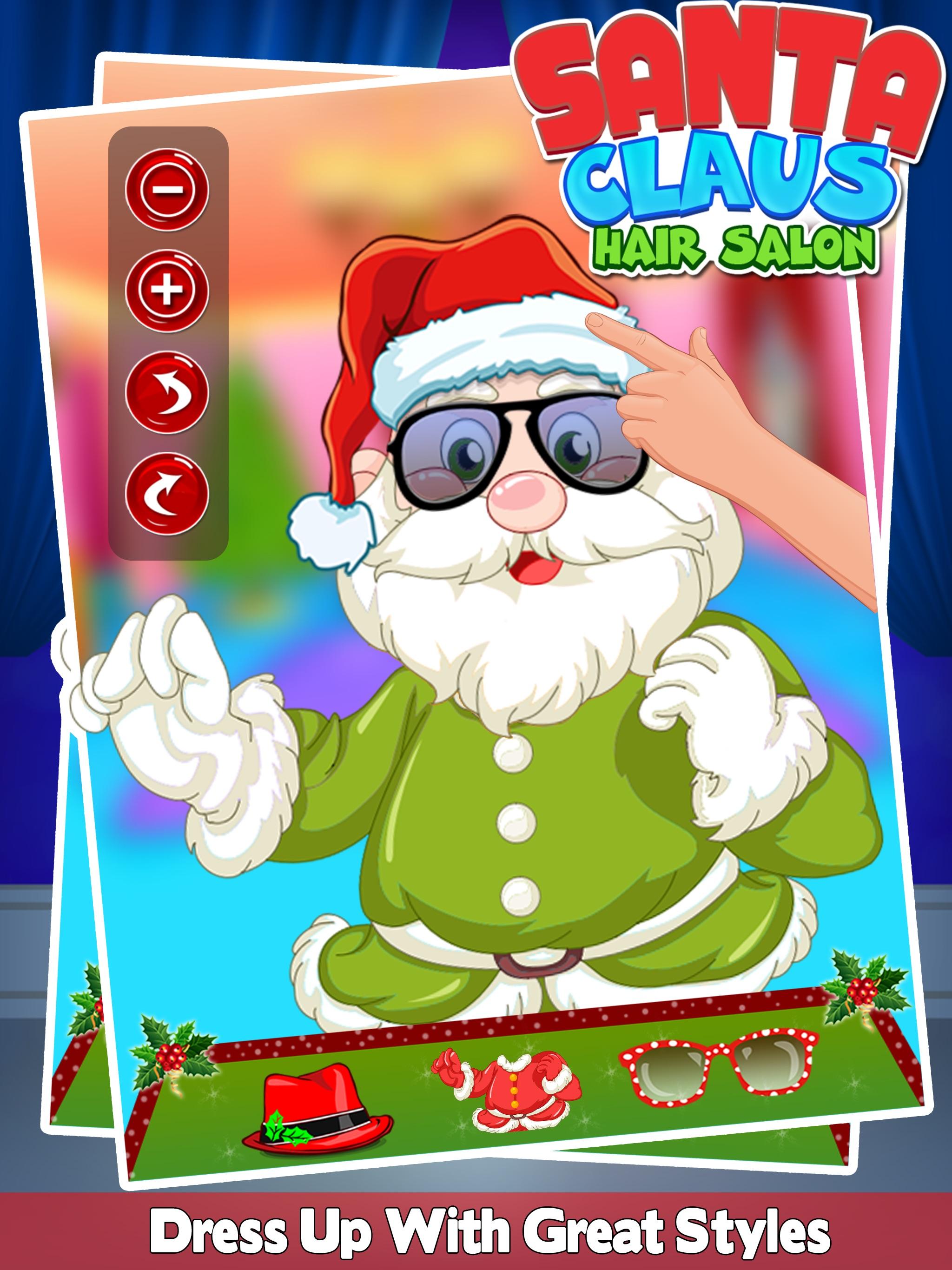Android application Santa Claus Hair Salon screenshort