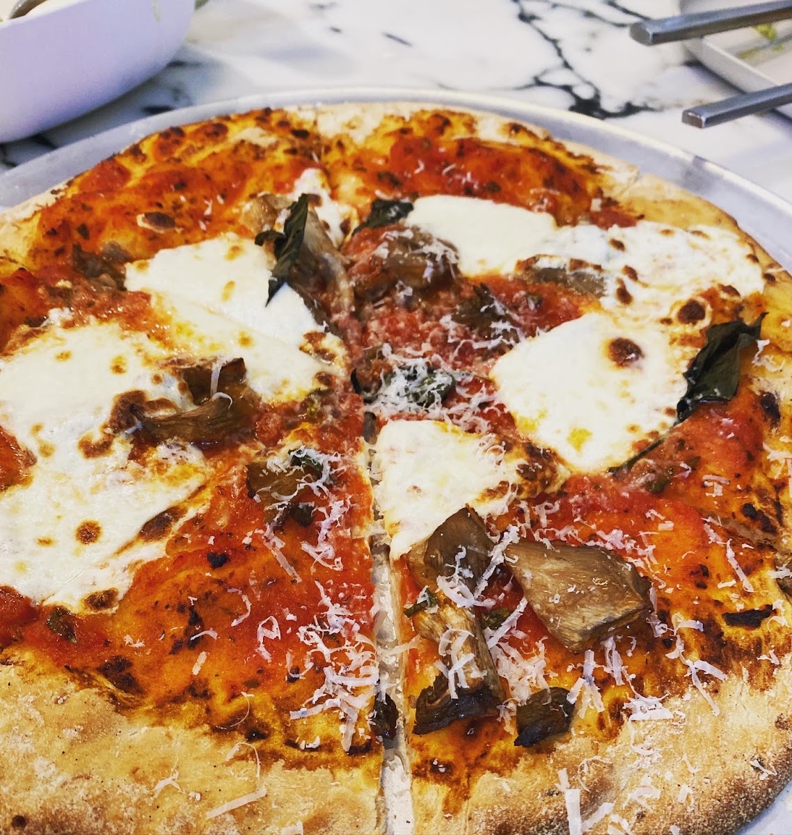 Gluten-Free margherita pizza