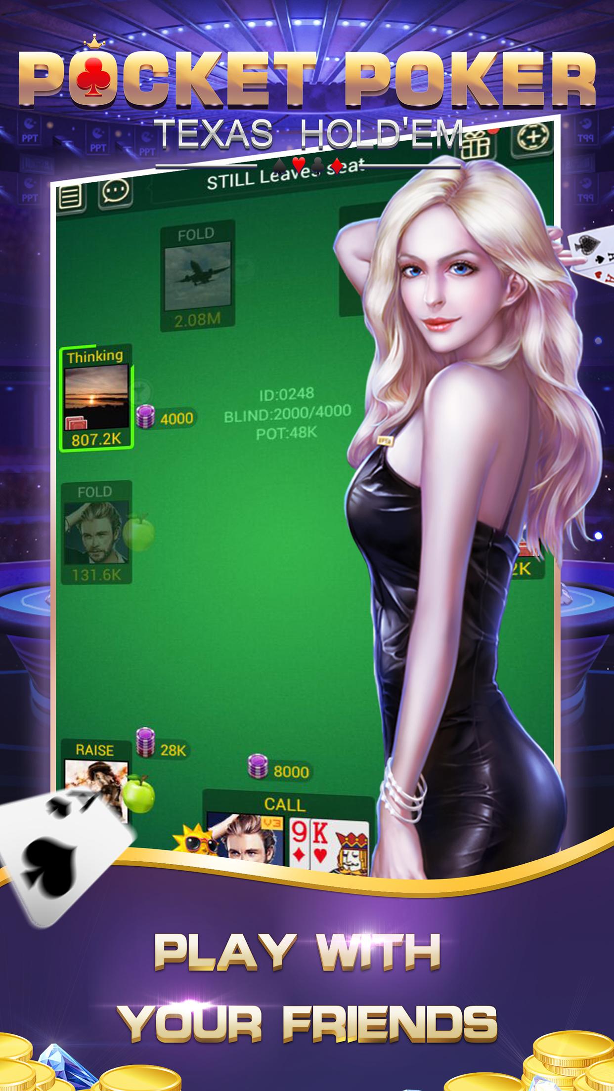 Android application Pocket Poker Go screenshort