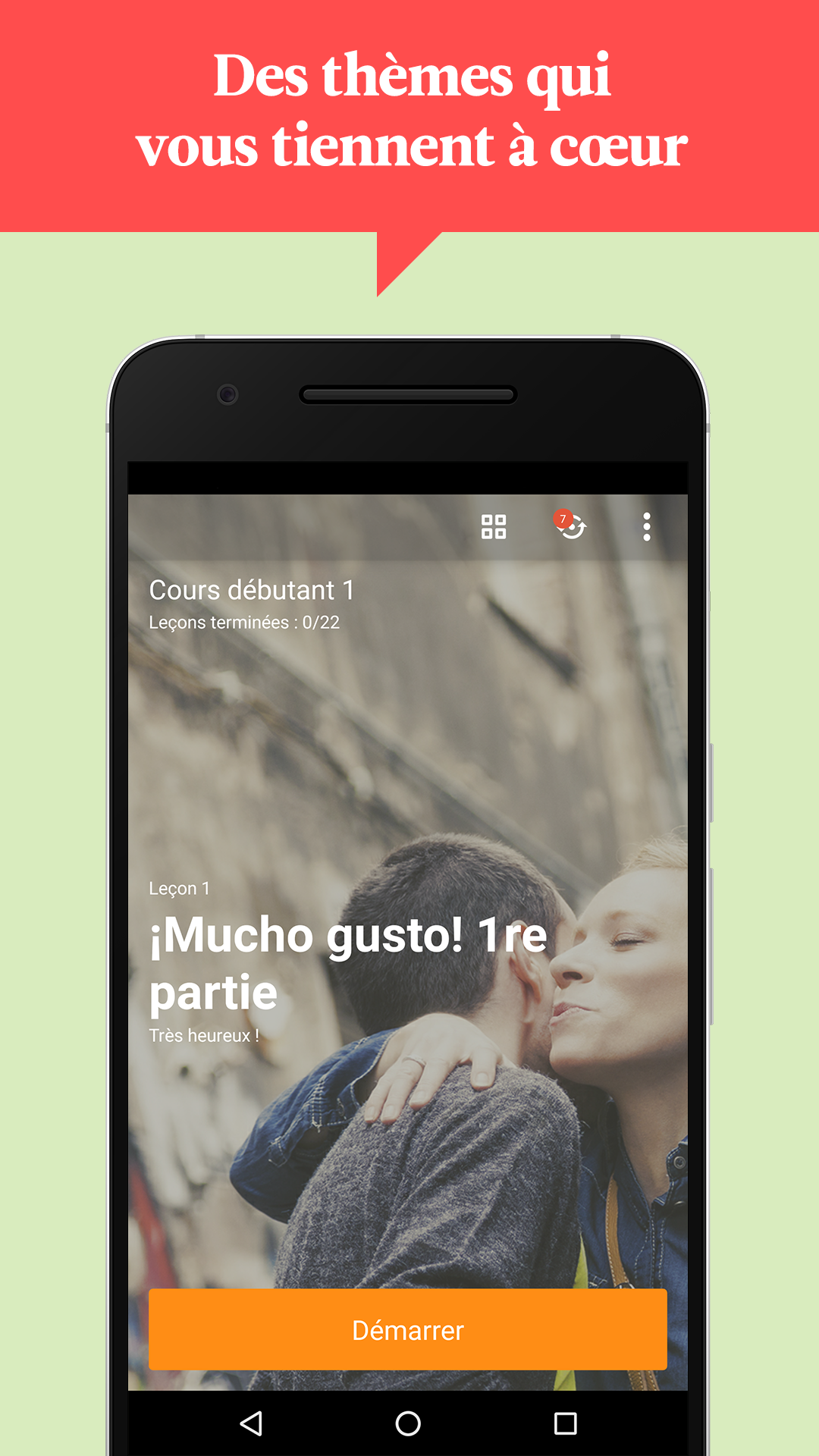 Android application Learn Spanish with Babbel screenshort