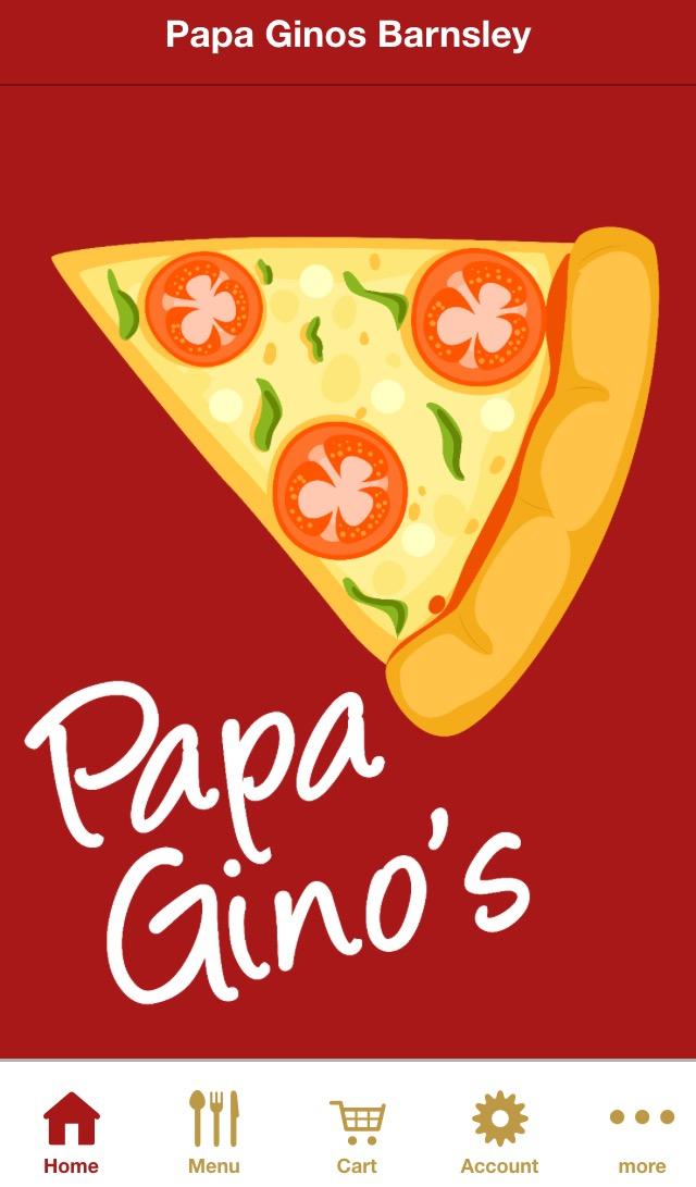 Android application Papa Ginos Barnsley screenshort