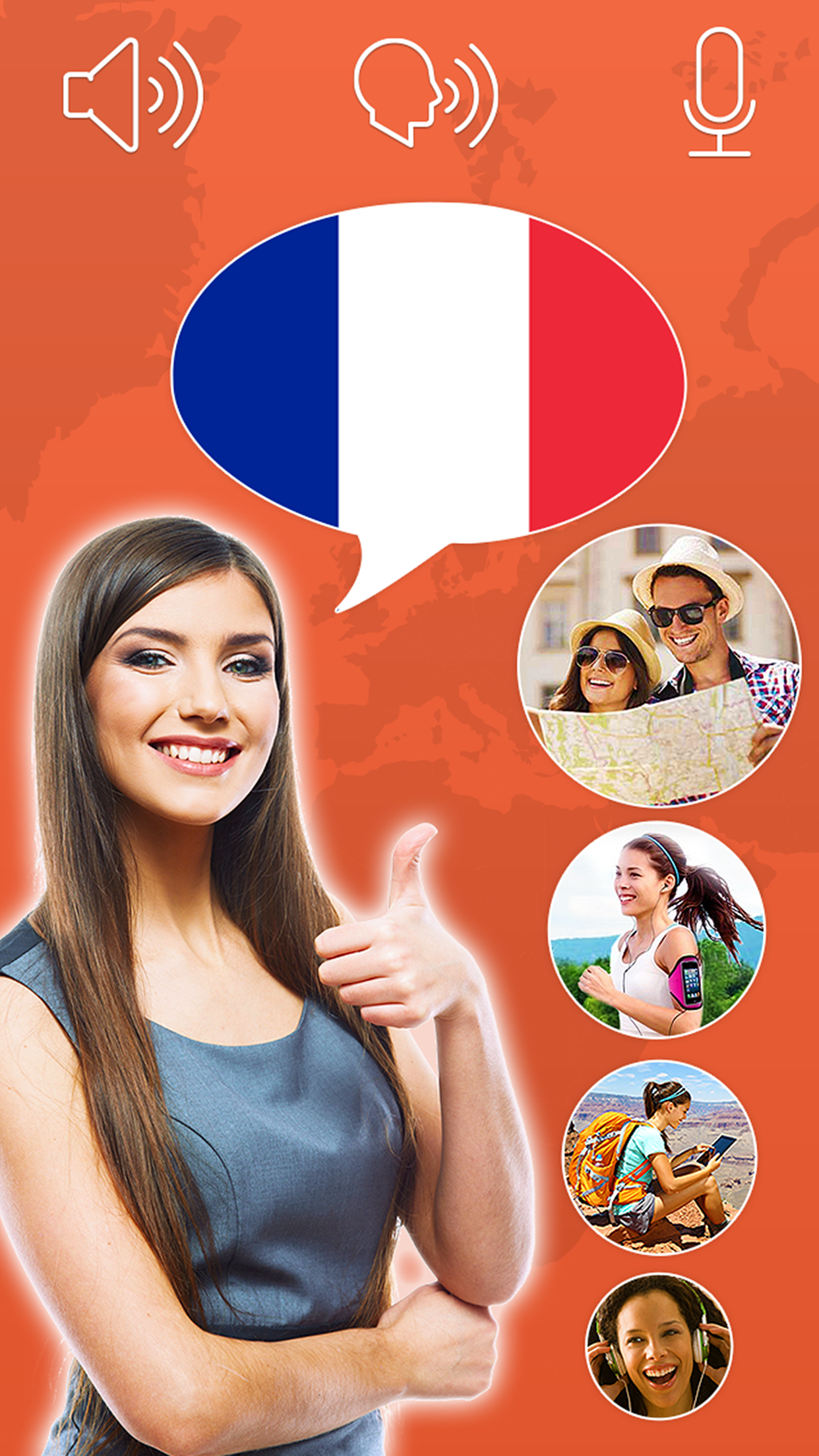 Android application Learn &amp; speak French - Mondly screenshort