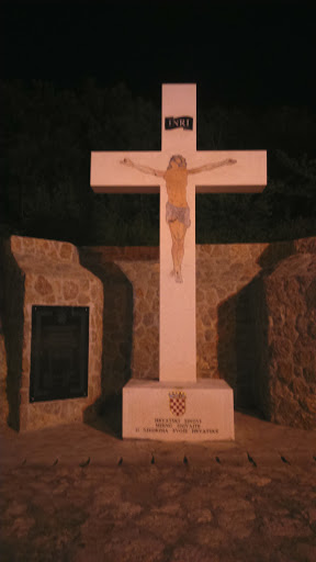 Cross on Maslenica Bridge