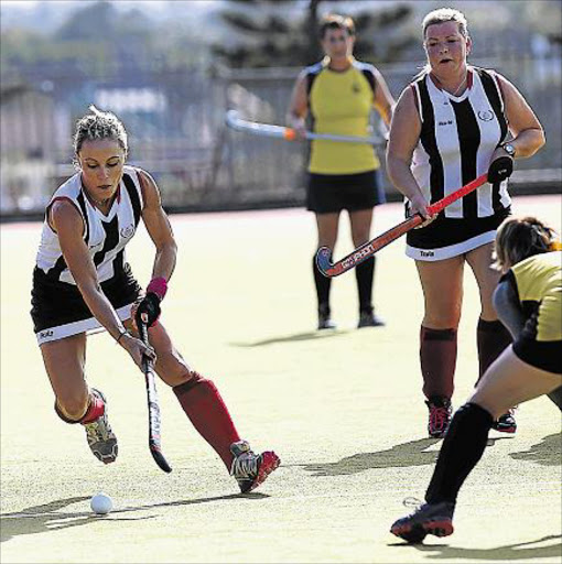 ON TOP DUTY: Coralee Cradock of Border controls the ball during a game at Bunkers Hill yesterday Picture: SIBONGILE NGALWA