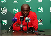 Chippa United co-coach Kwanele Kopo during the Nedbank Cup semi final match between Chippa United and Orlando Pirates at Nelson Mandela Bay Stadium on May 04, 2024 in Gqeberha, South Africa.
